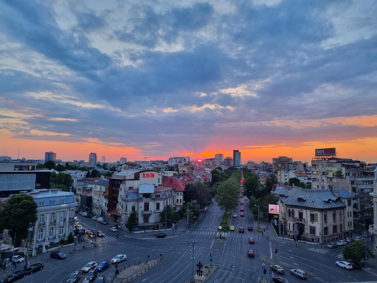 Apartment Golden Studio- Panoramic View With Terrace Bukarest