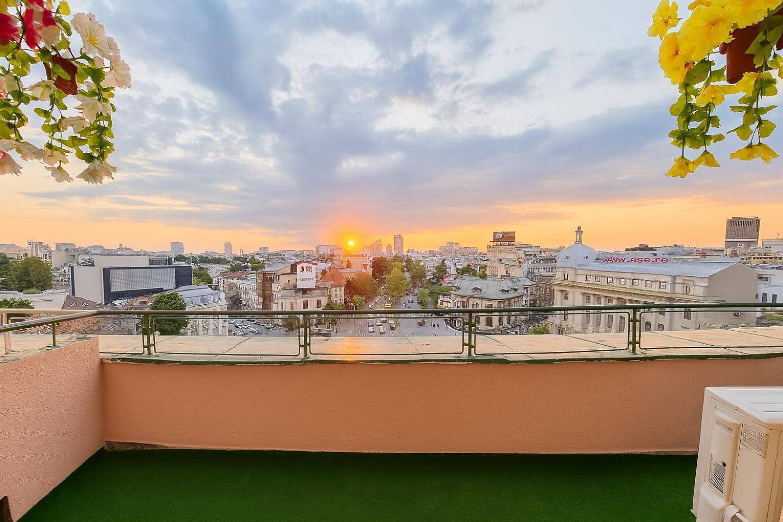Apartment Golden Studio- Panoramic View With Terrace *